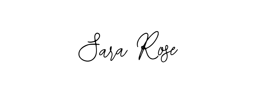 You should practise on your own different ways (Bearetta-2O07w) to write your name (Sara Rose) in signature. don't let someone else do it for you. Sara Rose signature style 12 images and pictures png