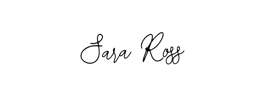 How to make Sara Ross name signature. Use Bearetta-2O07w style for creating short signs online. This is the latest handwritten sign. Sara Ross signature style 12 images and pictures png