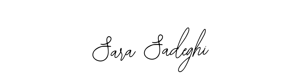 How to Draw Sara Sadeghi signature style? Bearetta-2O07w is a latest design signature styles for name Sara Sadeghi. Sara Sadeghi signature style 12 images and pictures png