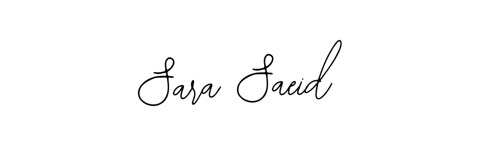 Also we have Sara Saeid name is the best signature style. Create professional handwritten signature collection using Bearetta-2O07w autograph style. Sara Saeid signature style 12 images and pictures png