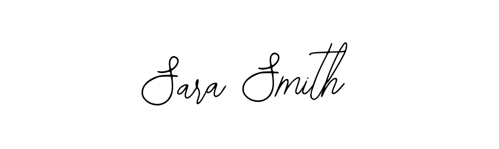 You should practise on your own different ways (Bearetta-2O07w) to write your name (Sara Smith) in signature. don't let someone else do it for you. Sara Smith signature style 12 images and pictures png