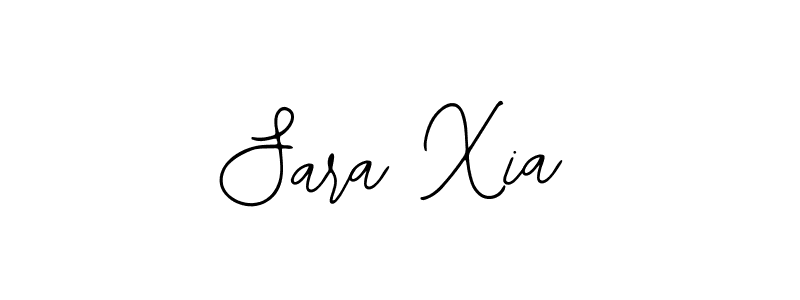 How to make Sara Xia name signature. Use Bearetta-2O07w style for creating short signs online. This is the latest handwritten sign. Sara Xia signature style 12 images and pictures png