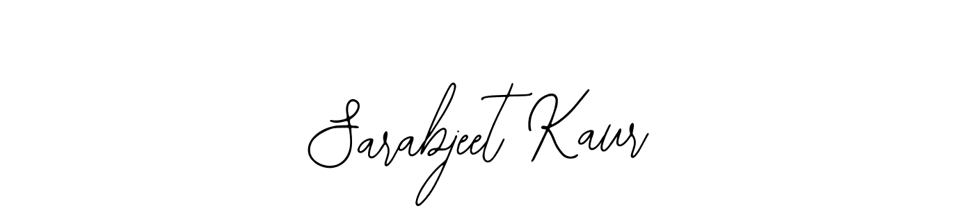 Make a beautiful signature design for name Sarabjeet Kaur. Use this online signature maker to create a handwritten signature for free. Sarabjeet Kaur signature style 12 images and pictures png