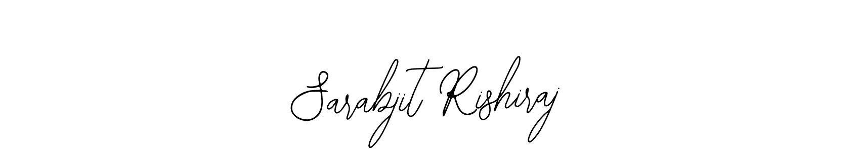 You should practise on your own different ways (Bearetta-2O07w) to write your name (Sarabjit Rishiraj) in signature. don't let someone else do it for you. Sarabjit Rishiraj signature style 12 images and pictures png