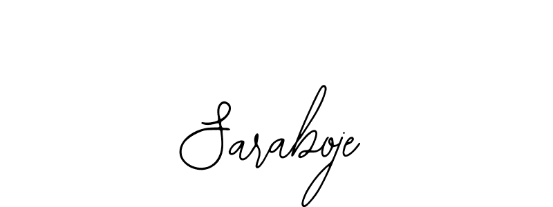 The best way (Bearetta-2O07w) to make a short signature is to pick only two or three words in your name. The name Saraboje include a total of six letters. For converting this name. Saraboje signature style 12 images and pictures png