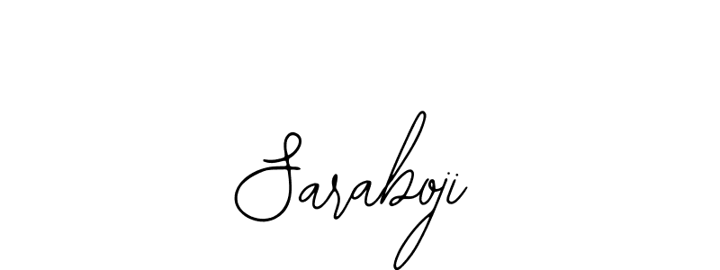 Use a signature maker to create a handwritten signature online. With this signature software, you can design (Bearetta-2O07w) your own signature for name Saraboji. Saraboji signature style 12 images and pictures png