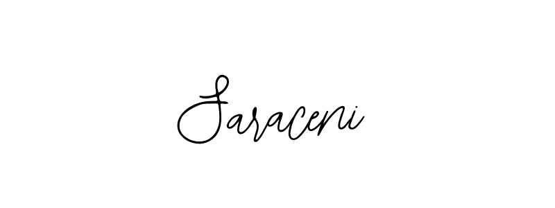 How to make Saraceni name signature. Use Bearetta-2O07w style for creating short signs online. This is the latest handwritten sign. Saraceni signature style 12 images and pictures png