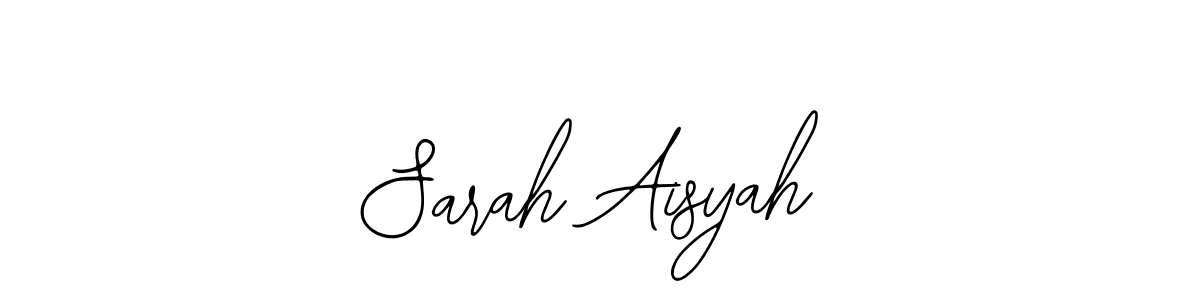 You can use this online signature creator to create a handwritten signature for the name Sarah Aisyah. This is the best online autograph maker. Sarah Aisyah signature style 12 images and pictures png
