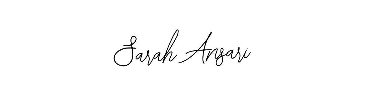 Design your own signature with our free online signature maker. With this signature software, you can create a handwritten (Bearetta-2O07w) signature for name Sarah Ansari. Sarah Ansari signature style 12 images and pictures png