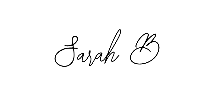 The best way (Bearetta-2O07w) to make a short signature is to pick only two or three words in your name. The name Sarah B include a total of six letters. For converting this name. Sarah B signature style 12 images and pictures png