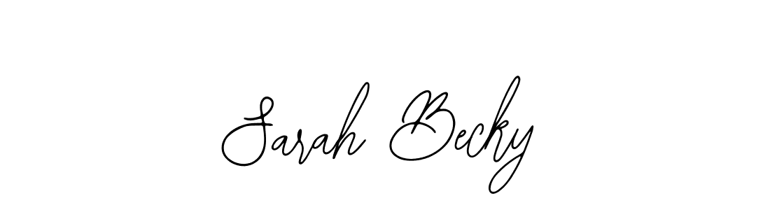 Once you've used our free online signature maker to create your best signature Bearetta-2O07w style, it's time to enjoy all of the benefits that Sarah Becky name signing documents. Sarah Becky signature style 12 images and pictures png