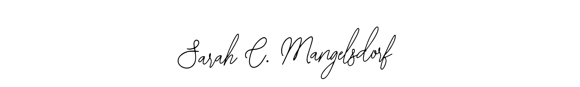 if you are searching for the best signature style for your name Sarah C. Mangelsdorf. so please give up your signature search. here we have designed multiple signature styles  using Bearetta-2O07w. Sarah C. Mangelsdorf signature style 12 images and pictures png