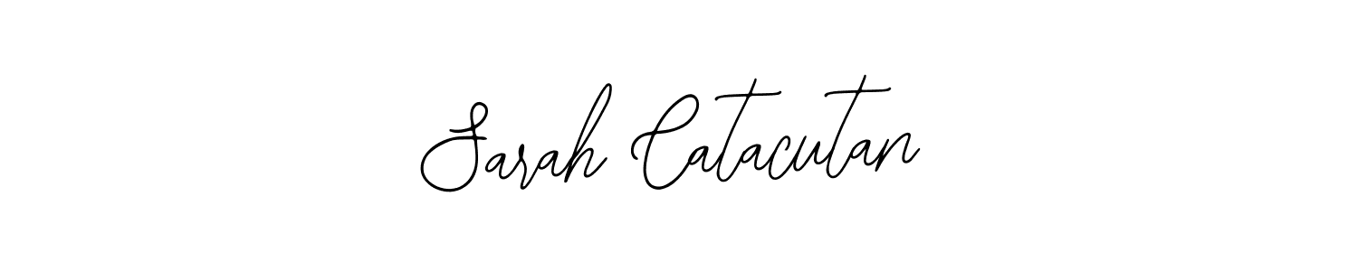 if you are searching for the best signature style for your name Sarah Catacutan. so please give up your signature search. here we have designed multiple signature styles  using Bearetta-2O07w. Sarah Catacutan signature style 12 images and pictures png