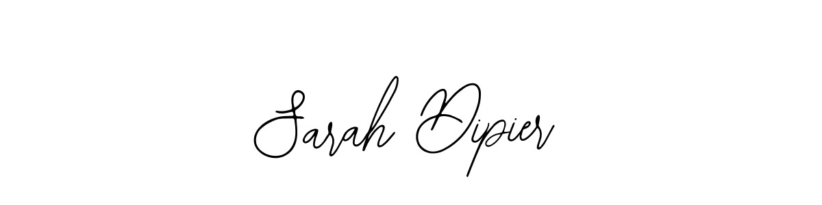 You should practise on your own different ways (Bearetta-2O07w) to write your name (Sarah Dipier) in signature. don't let someone else do it for you. Sarah Dipier signature style 12 images and pictures png