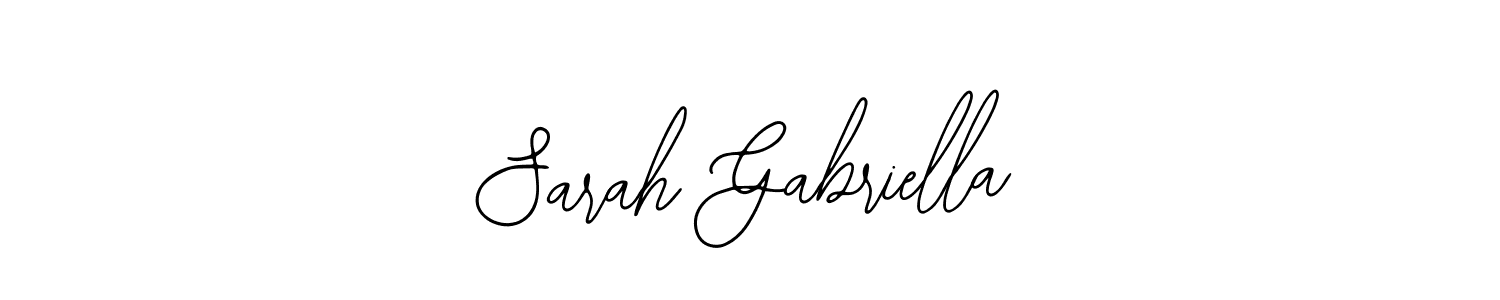 if you are searching for the best signature style for your name Sarah Gabriella. so please give up your signature search. here we have designed multiple signature styles  using Bearetta-2O07w. Sarah Gabriella signature style 12 images and pictures png