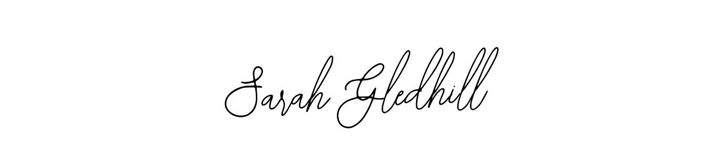 How to make Sarah Gledhill name signature. Use Bearetta-2O07w style for creating short signs online. This is the latest handwritten sign. Sarah Gledhill signature style 12 images and pictures png
