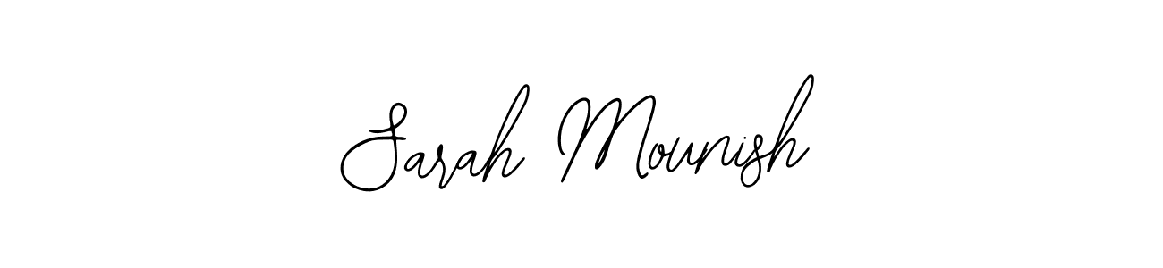 Make a beautiful signature design for name Sarah Mounish. With this signature (Bearetta-2O07w) style, you can create a handwritten signature for free. Sarah Mounish signature style 12 images and pictures png