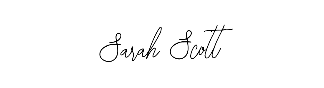 You should practise on your own different ways (Bearetta-2O07w) to write your name (Sarah Scott) in signature. don't let someone else do it for you. Sarah Scott signature style 12 images and pictures png