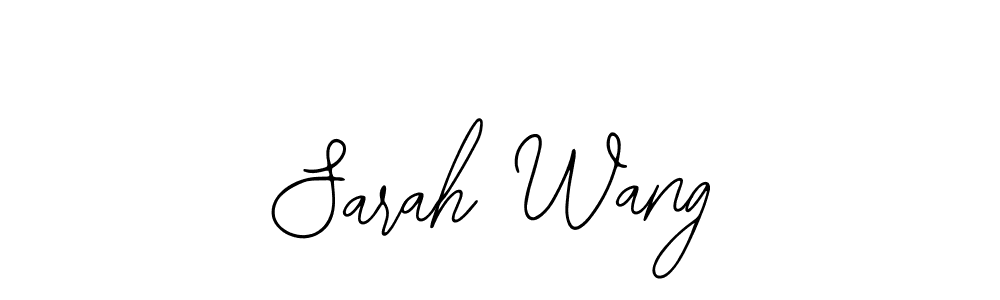 The best way (Bearetta-2O07w) to make a short signature is to pick only two or three words in your name. The name Sarah Wang include a total of six letters. For converting this name. Sarah Wang signature style 12 images and pictures png