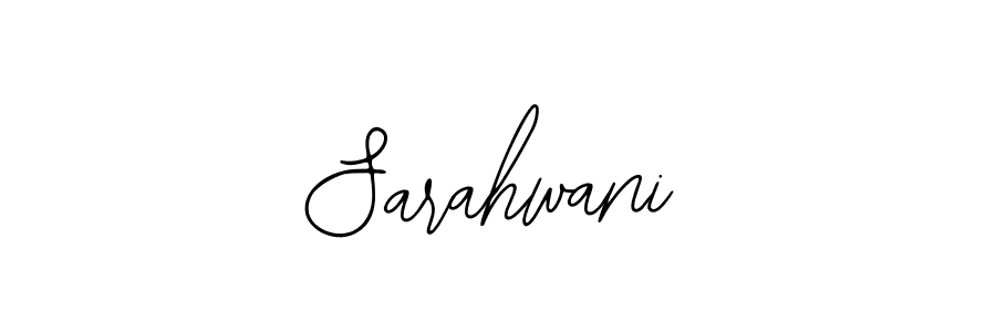 Design your own signature with our free online signature maker. With this signature software, you can create a handwritten (Bearetta-2O07w) signature for name Sarahwani. Sarahwani signature style 12 images and pictures png