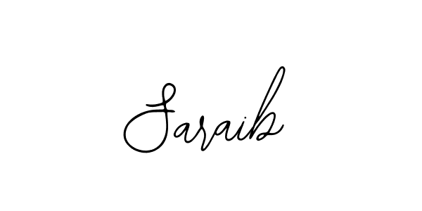 Design your own signature with our free online signature maker. With this signature software, you can create a handwritten (Bearetta-2O07w) signature for name Saraib. Saraib signature style 12 images and pictures png