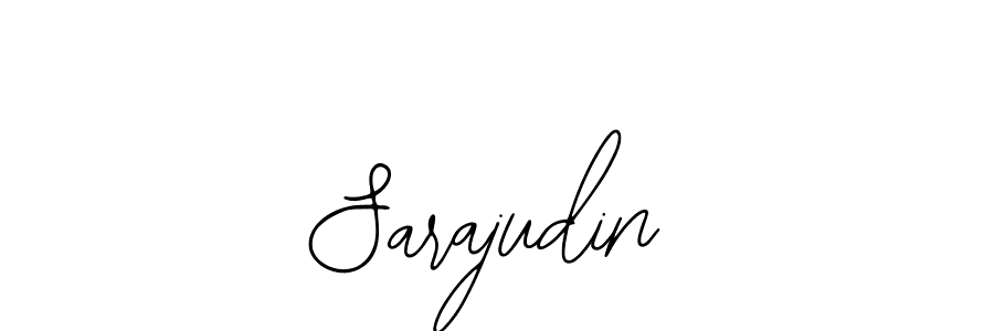 Make a beautiful signature design for name Sarajudin. Use this online signature maker to create a handwritten signature for free. Sarajudin signature style 12 images and pictures png