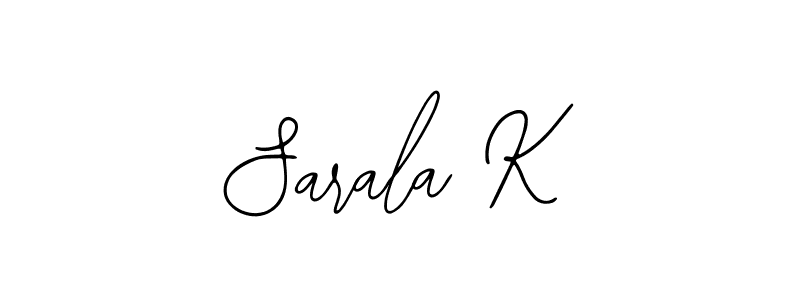 You can use this online signature creator to create a handwritten signature for the name Sarala K. This is the best online autograph maker. Sarala K signature style 12 images and pictures png