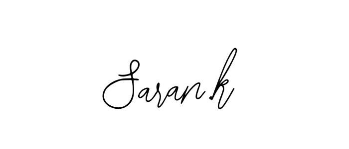 How to make Saran.k signature? Bearetta-2O07w is a professional autograph style. Create handwritten signature for Saran.k name. Saran.k signature style 12 images and pictures png