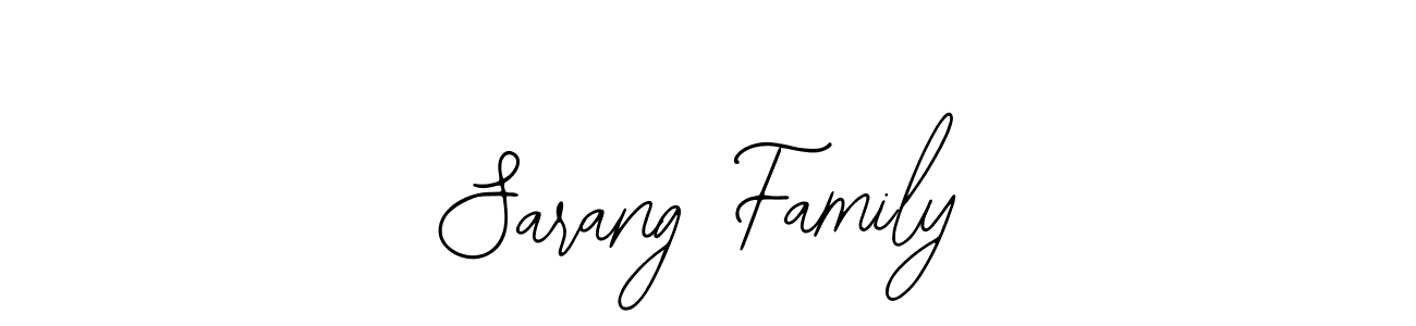 Make a beautiful signature design for name Sarang Family. With this signature (Bearetta-2O07w) style, you can create a handwritten signature for free. Sarang Family signature style 12 images and pictures png