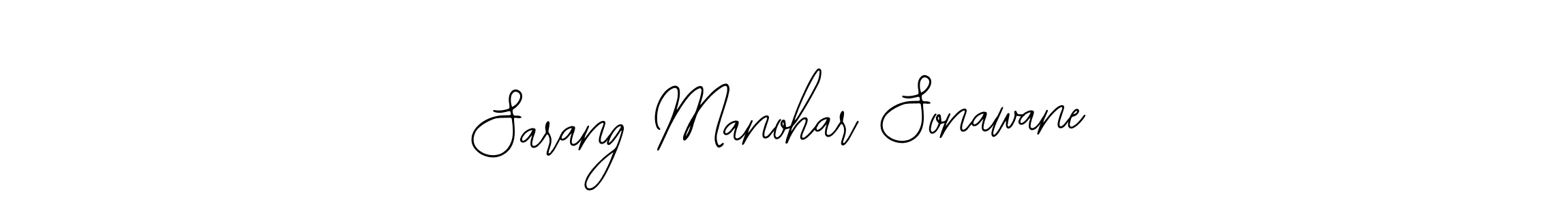 It looks lik you need a new signature style for name Sarang Manohar Sonawane. Design unique handwritten (Bearetta-2O07w) signature with our free signature maker in just a few clicks. Sarang Manohar Sonawane signature style 12 images and pictures png