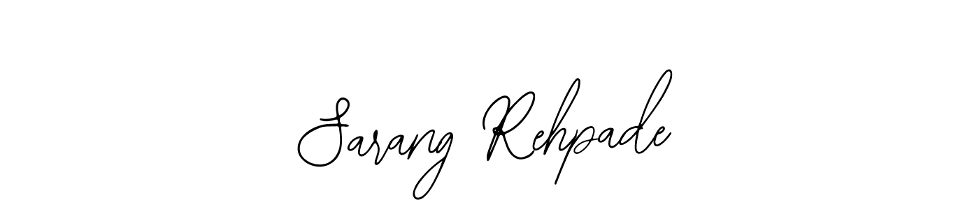 Design your own signature with our free online signature maker. With this signature software, you can create a handwritten (Bearetta-2O07w) signature for name Sarang Rehpade. Sarang Rehpade signature style 12 images and pictures png