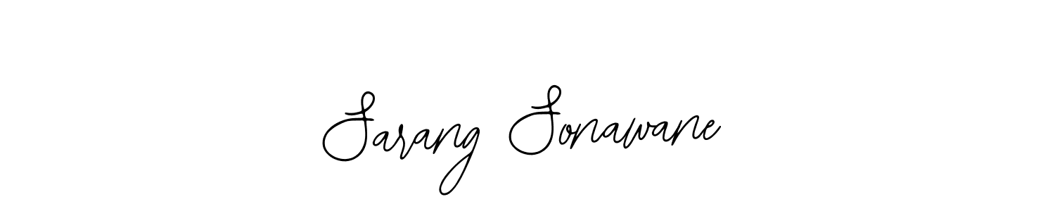 How to make Sarang Sonawane signature? Bearetta-2O07w is a professional autograph style. Create handwritten signature for Sarang Sonawane name. Sarang Sonawane signature style 12 images and pictures png