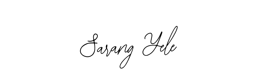 Create a beautiful signature design for name Sarang Yele. With this signature (Bearetta-2O07w) fonts, you can make a handwritten signature for free. Sarang Yele signature style 12 images and pictures png