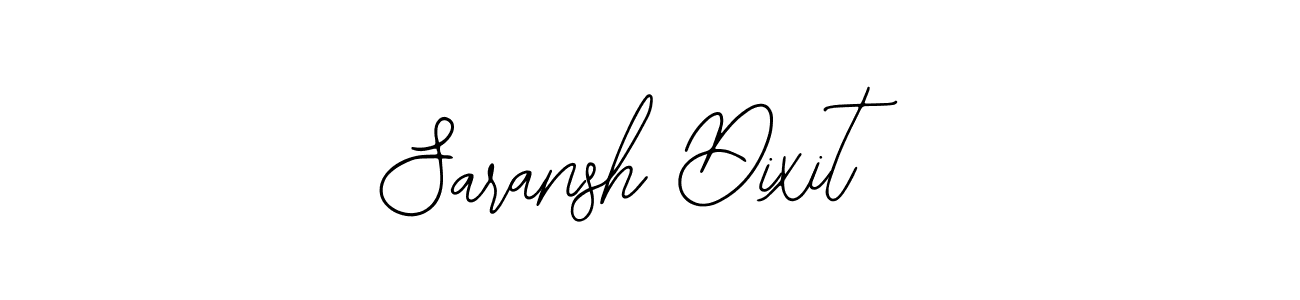 How to make Saransh Dixit signature? Bearetta-2O07w is a professional autograph style. Create handwritten signature for Saransh Dixit name. Saransh Dixit signature style 12 images and pictures png