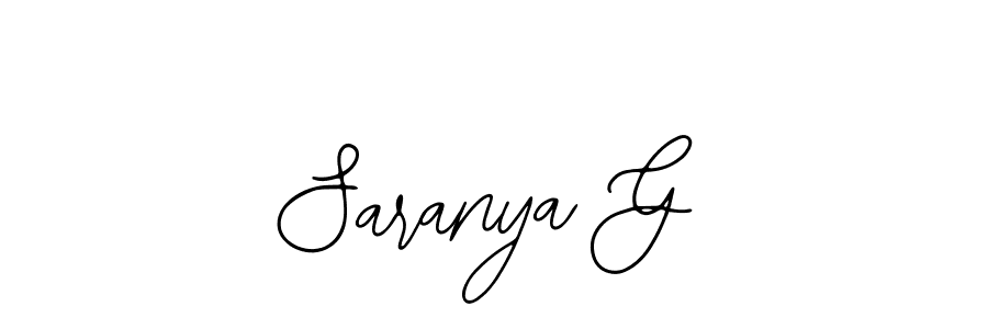 Make a short Saranya G signature style. Manage your documents anywhere anytime using Bearetta-2O07w. Create and add eSignatures, submit forms, share and send files easily. Saranya G signature style 12 images and pictures png