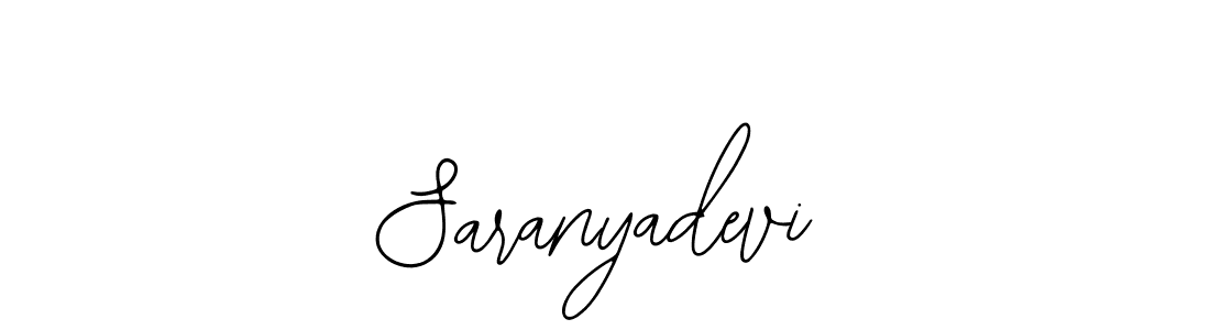 Use a signature maker to create a handwritten signature online. With this signature software, you can design (Bearetta-2O07w) your own signature for name Saranyadevi. Saranyadevi signature style 12 images and pictures png