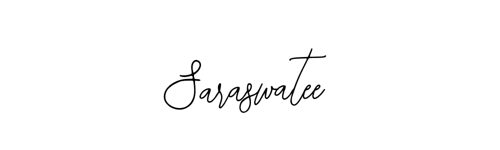 Use a signature maker to create a handwritten signature online. With this signature software, you can design (Bearetta-2O07w) your own signature for name Saraswatee. Saraswatee signature style 12 images and pictures png