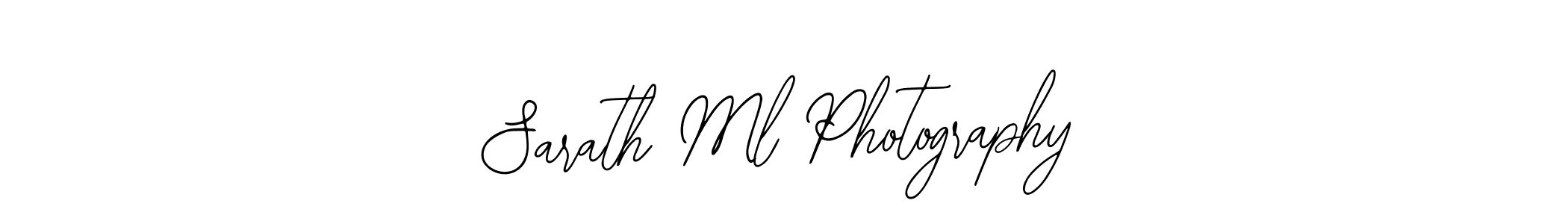 How to make Sarath Ml Photography name signature. Use Bearetta-2O07w style for creating short signs online. This is the latest handwritten sign. Sarath Ml Photography signature style 12 images and pictures png