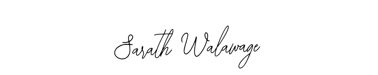 Bearetta-2O07w is a professional signature style that is perfect for those who want to add a touch of class to their signature. It is also a great choice for those who want to make their signature more unique. Get Sarath Walawage name to fancy signature for free. Sarath Walawage signature style 12 images and pictures png