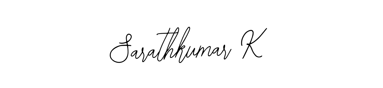 How to make Sarathkumar K signature? Bearetta-2O07w is a professional autograph style. Create handwritten signature for Sarathkumar K name. Sarathkumar K signature style 12 images and pictures png