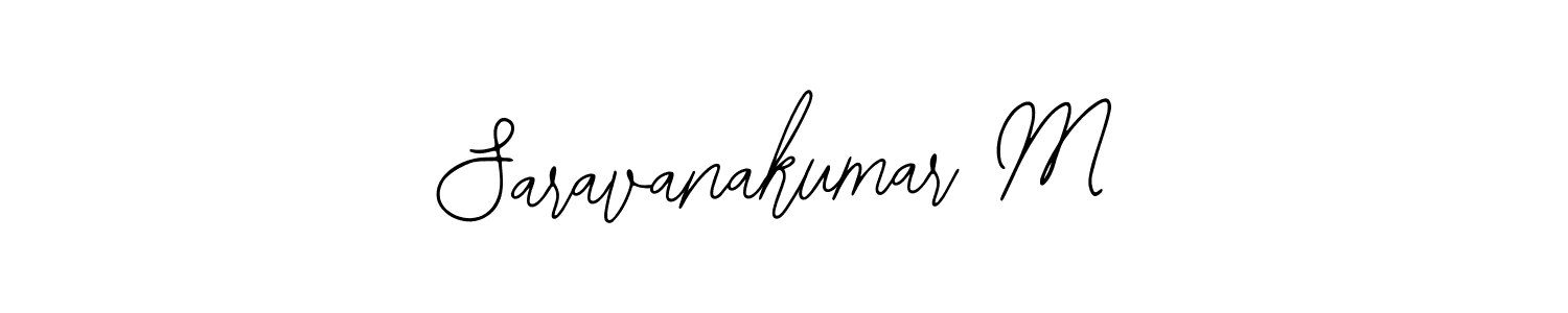 Design your own signature with our free online signature maker. With this signature software, you can create a handwritten (Bearetta-2O07w) signature for name Saravanakumar M. Saravanakumar M signature style 12 images and pictures png