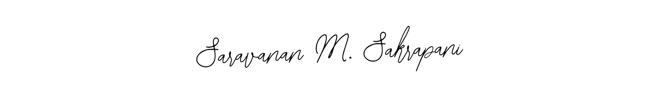 Create a beautiful signature design for name Saravanan M. Sakrapani. With this signature (Bearetta-2O07w) fonts, you can make a handwritten signature for free. Saravanan M. Sakrapani signature style 12 images and pictures png