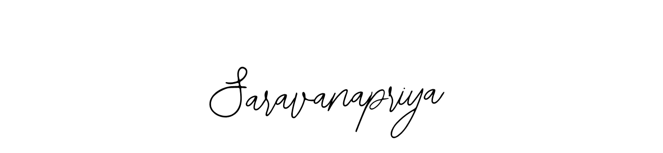 How to make Saravanapriya signature? Bearetta-2O07w is a professional autograph style. Create handwritten signature for Saravanapriya name. Saravanapriya signature style 12 images and pictures png