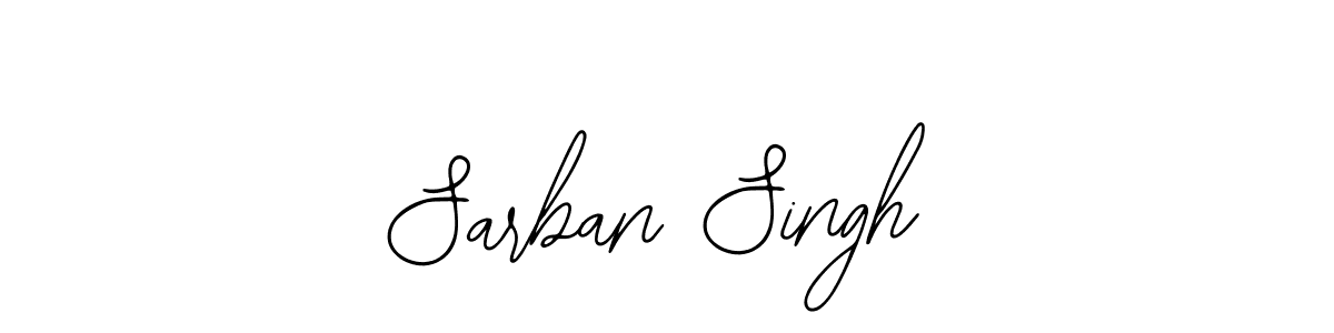 Make a beautiful signature design for name Sarban Singh. Use this online signature maker to create a handwritten signature for free. Sarban Singh signature style 12 images and pictures png