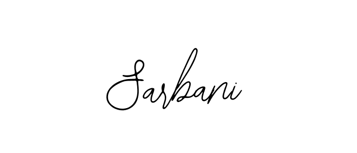 Create a beautiful signature design for name Sarbani. With this signature (Bearetta-2O07w) fonts, you can make a handwritten signature for free. Sarbani signature style 12 images and pictures png