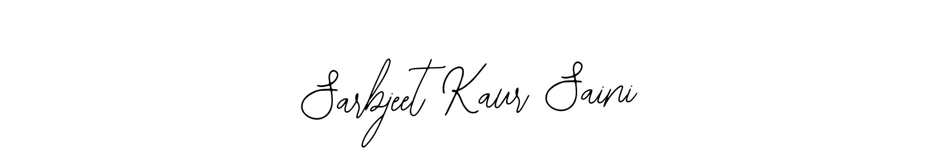 Make a beautiful signature design for name Sarbjeet Kaur Saini. With this signature (Bearetta-2O07w) style, you can create a handwritten signature for free. Sarbjeet Kaur Saini signature style 12 images and pictures png