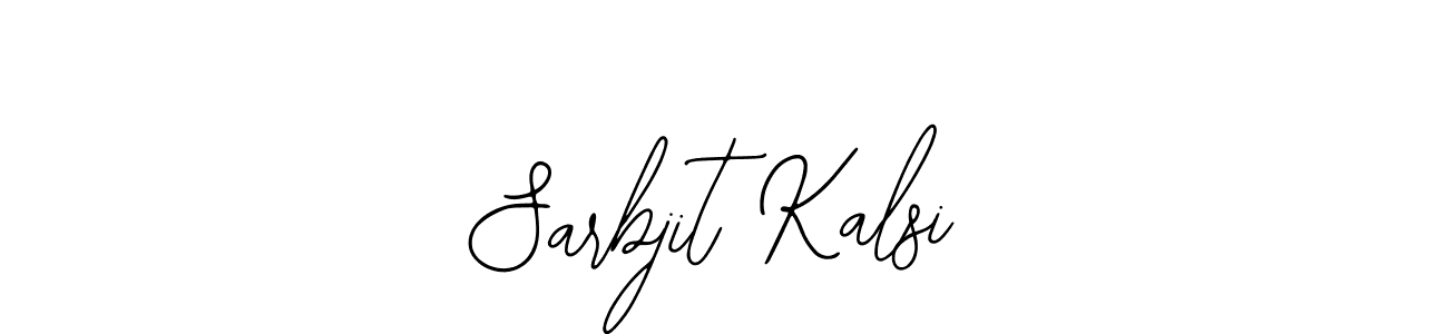 Design your own signature with our free online signature maker. With this signature software, you can create a handwritten (Bearetta-2O07w) signature for name Sarbjit Kalsi. Sarbjit Kalsi signature style 12 images and pictures png