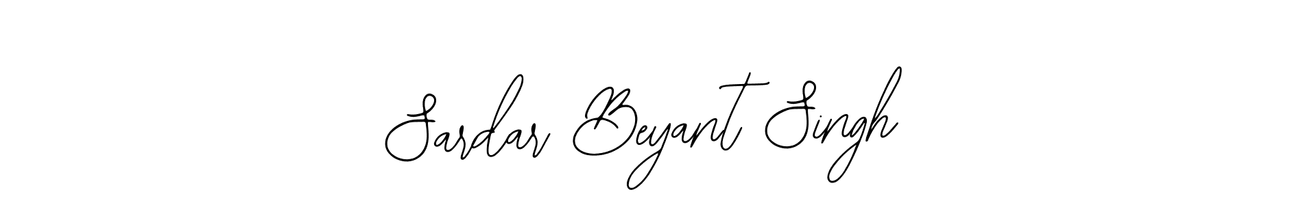 Use a signature maker to create a handwritten signature online. With this signature software, you can design (Bearetta-2O07w) your own signature for name Sardar Beyant Singh. Sardar Beyant Singh signature style 12 images and pictures png