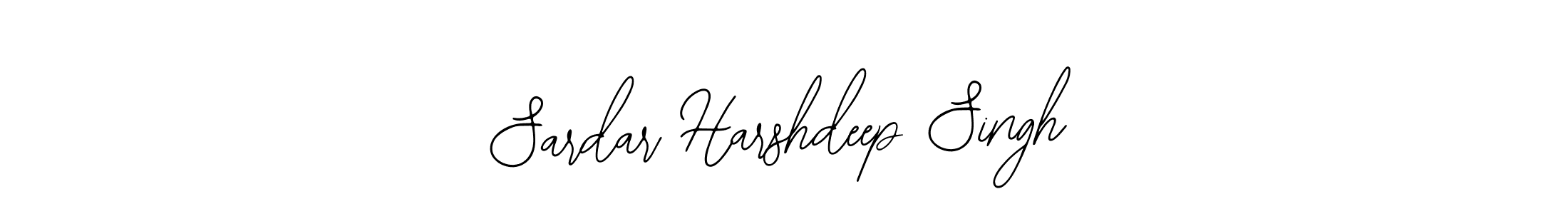 Create a beautiful signature design for name Sardar Harshdeep Singh. With this signature (Bearetta-2O07w) fonts, you can make a handwritten signature for free. Sardar Harshdeep Singh signature style 12 images and pictures png