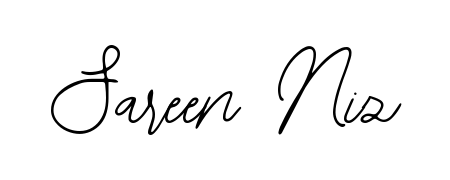 Elevate your brand with a stunning Sareen Niz eSignature. The Bearetta-2O07w style provides a balanced, flowing aesthetic for everyday signing. Sareen Niz signature style 12 images and pictures png